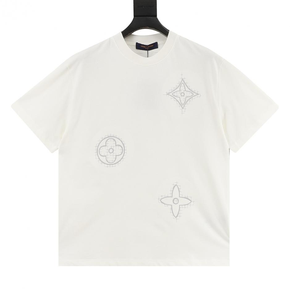 designer,replica,clothing,fake,1:1,lv,luxury,high quality LOUIS VUITTON Classic Three-Floral Rice Grain Embroidery Short-Sleeve T-Shirt (6933) designer,replica,clothing,fake,1:1,lv,luxury,high quality LOUIS VUITTON Classic Three-Floral Rice Grain Embroidery Short-Sleeve T-Shirt (6933)