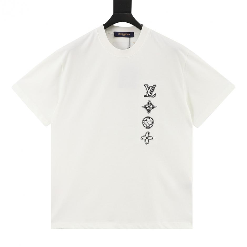 designer,replica,clothing,fake,1:1,lv,luxury,high quality LOUIS VUITTON Classic Sketch Floral Rice Grain Embroidery Short-Sleeve T-Shirt (4D08) designer,replica,clothing,fake,1:1,lv,luxury,high quality LOUIS VUITTON Classic Sketch Floral Rice Grain Embroidery Short-Sleeve T-Shirt (4D08)