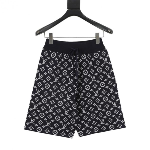designer,replica,clothing,fake,1:1,lv,luxury,high quality LOUIS VUITTON Full-width monogram jacquard knit shorts (DDAF)