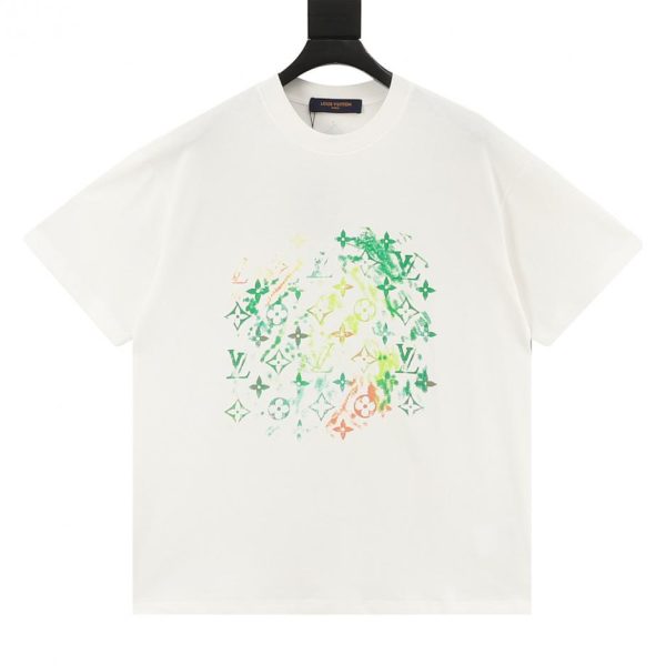 designer,replica,clothing,fake,1:1,lv,luxury,high quality LOUIS VUITTON Gradient Print Monogram Short-Sleeve T-Shirt (9CA6)