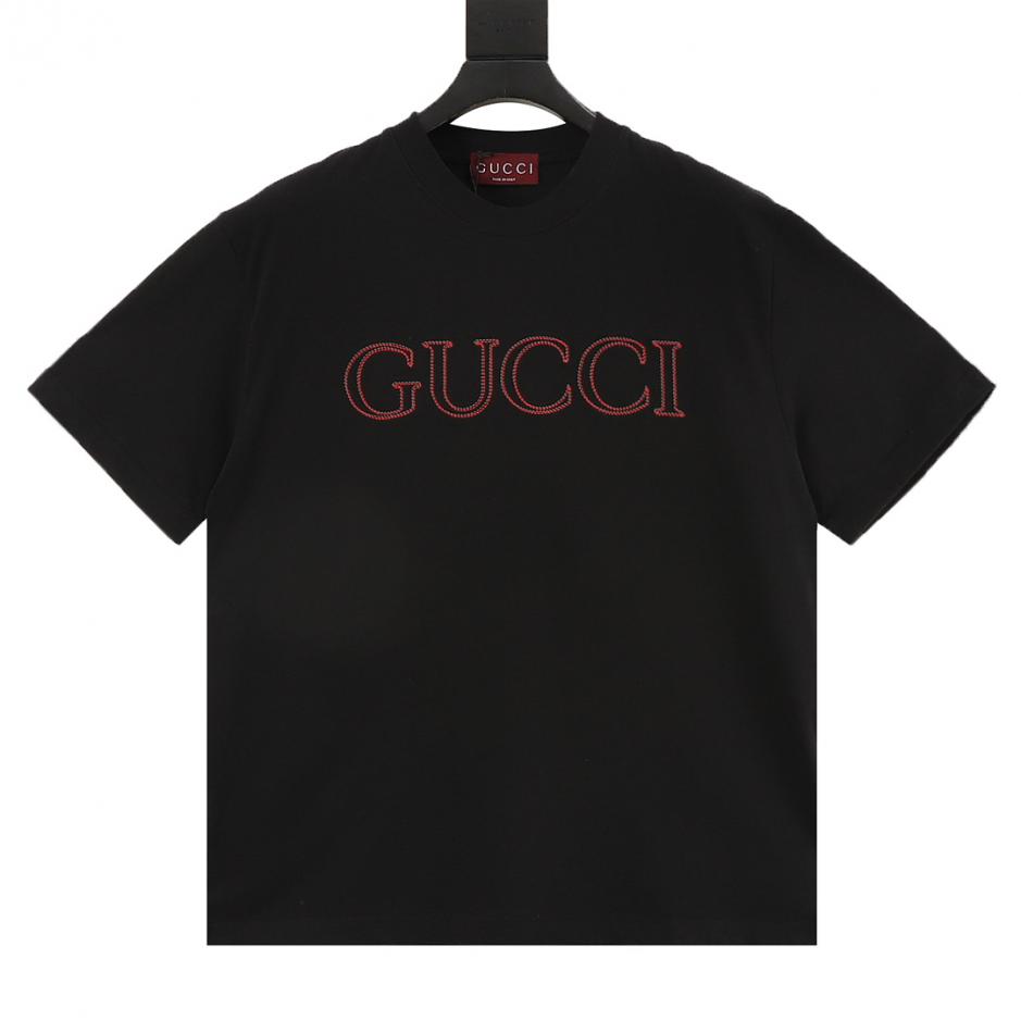 designer,replica,clothing,fake,1:1,lv,luxury,high quality GUCCI classic short-sleeved shirt with red and green embroidered GUCCI logo (7B40) designer,replica,clothing,fake,1:1,lv,luxury,high quality GUCCI classic short-sleeved shirt with red and green embroidered GUCCI logo (7B40)