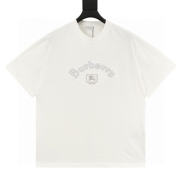 designer,replica,clothing,fake,1:1,lv,luxury,high quality Burberry chain slogan embroidered short-sleeved shirt (113B)