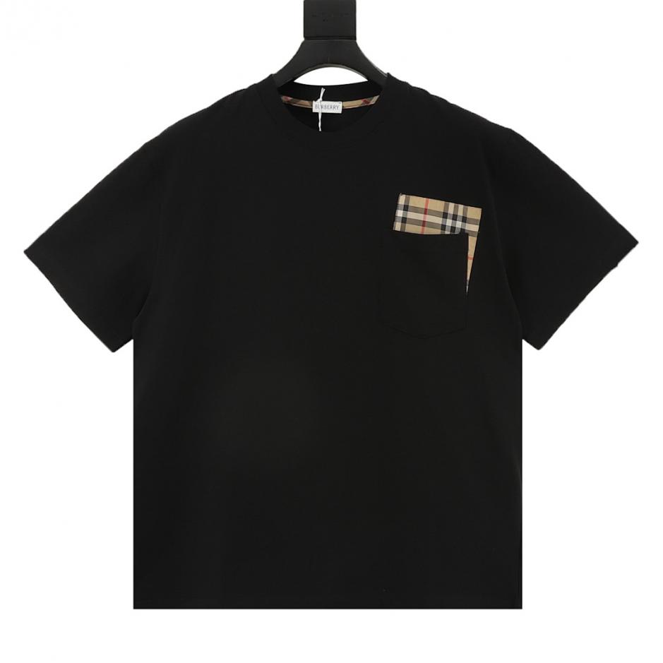 designer,replica,clothing,fake,1:1,lv,luxury,high quality Burberry check double-sided pocket short-sleeved T-shirt (0569) designer,replica,clothing,fake,1:1,lv,luxury,high quality Burberry check double-sided pocket short-sleeved T-shirt (0569)