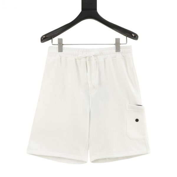 designer,replica,clothing,fake,1:1,lv,luxury,high quality Stone Island Summer New American Style Solid Color Pure Cotton Casual Shorts (678D)