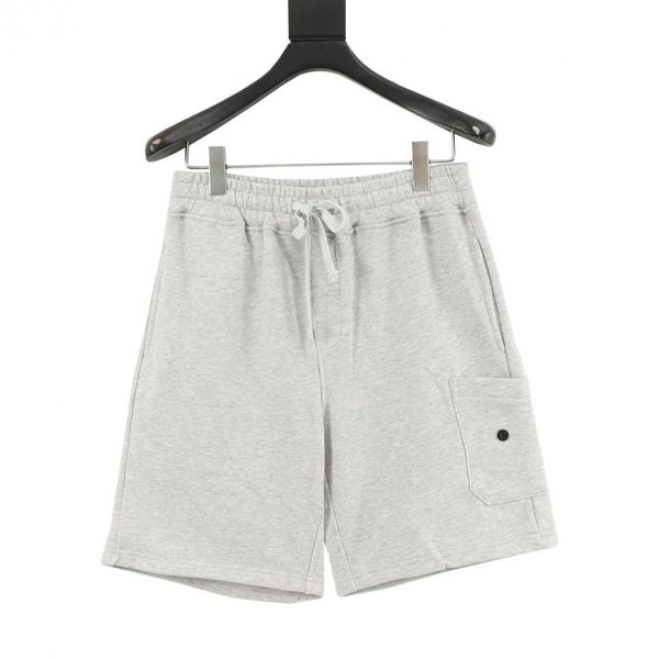 designer,replica,clothing,fake,1:1,lv,luxury,high quality Stone Island Summer New American Style Solid Color Pure Cotton Casual Shorts (F498)