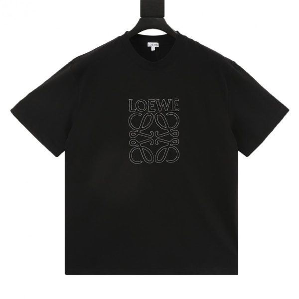 designer,replica,clothing,fake,1:1,lv,luxury,high quality Loewe short-sleeved shirt with rice needle embroidery (A960)