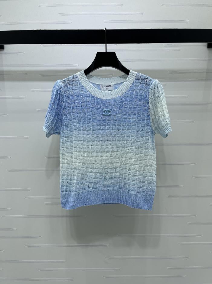 designer,replica,clothing,fake,1:1,lv,luxury,high quality CHANEL sequined knit short-sleeved top (W8IJT) designer,replica,clothing,fake,1:1,lv,luxury,high quality CHANEL sequined knit short-sleeved top (W8IJT)