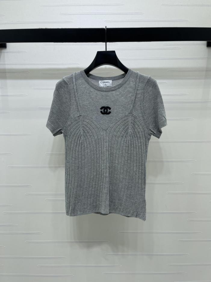designer,replica,clothing,fake,1:1,lv,luxury,high quality CHANEL patchwork knit short-sleeved top (TZ32G) designer,replica,clothing,fake,1:1,lv,luxury,high quality CHANEL patchwork knit short-sleeved top (TZ32G)