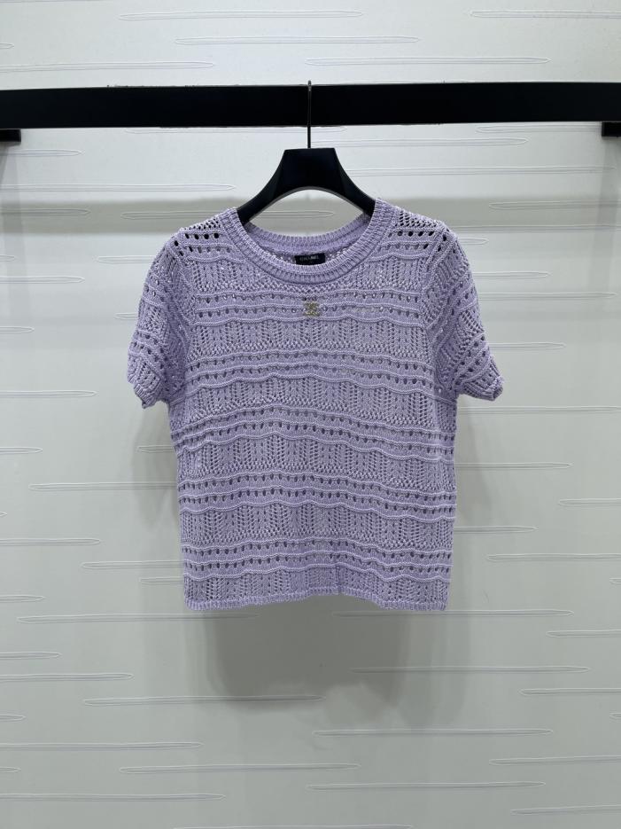 designer,replica,clothing,fake,1:1,lv,luxury,high quality CHANEL Openwork Crew Neck Knit Short-Sleeve T-Shirt (FZXSO) designer,replica,clothing,fake,1:1,lv,luxury,high quality CHANEL Openwork Crew Neck Knit Short-Sleeve T-Shirt (FZXSO)
