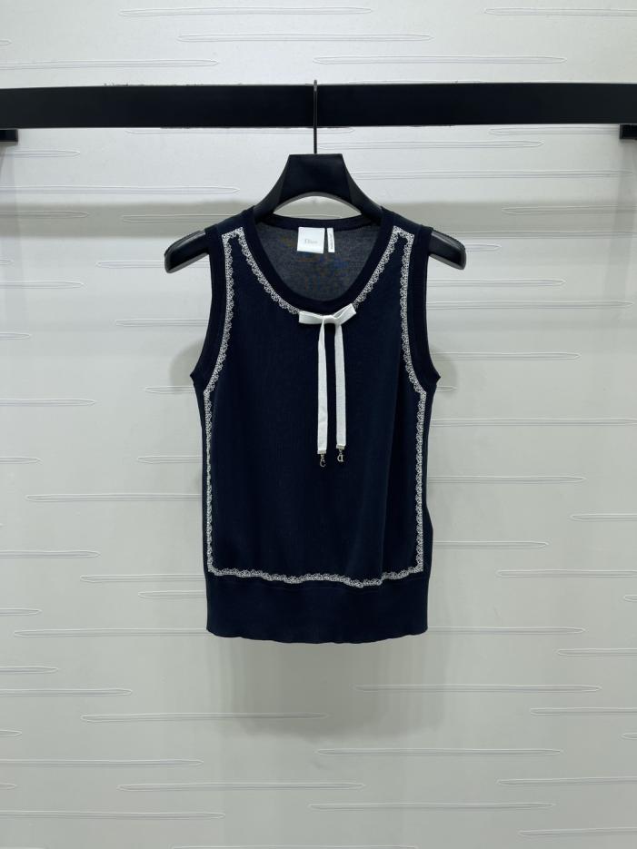 designer,replica,clothing,fake,1:1,lv,luxury,high quality Dior lace-trimmed knit vest (WO8H8) designer,replica,clothing,fake,1:1,lv,luxury,high quality Dior lace-trimmed knit vest (WO8H8)