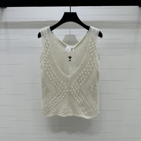 designer,replica,clothing,fake,1:1,lv,luxury,high quality Dior patchwork knit vest (4NNL4)