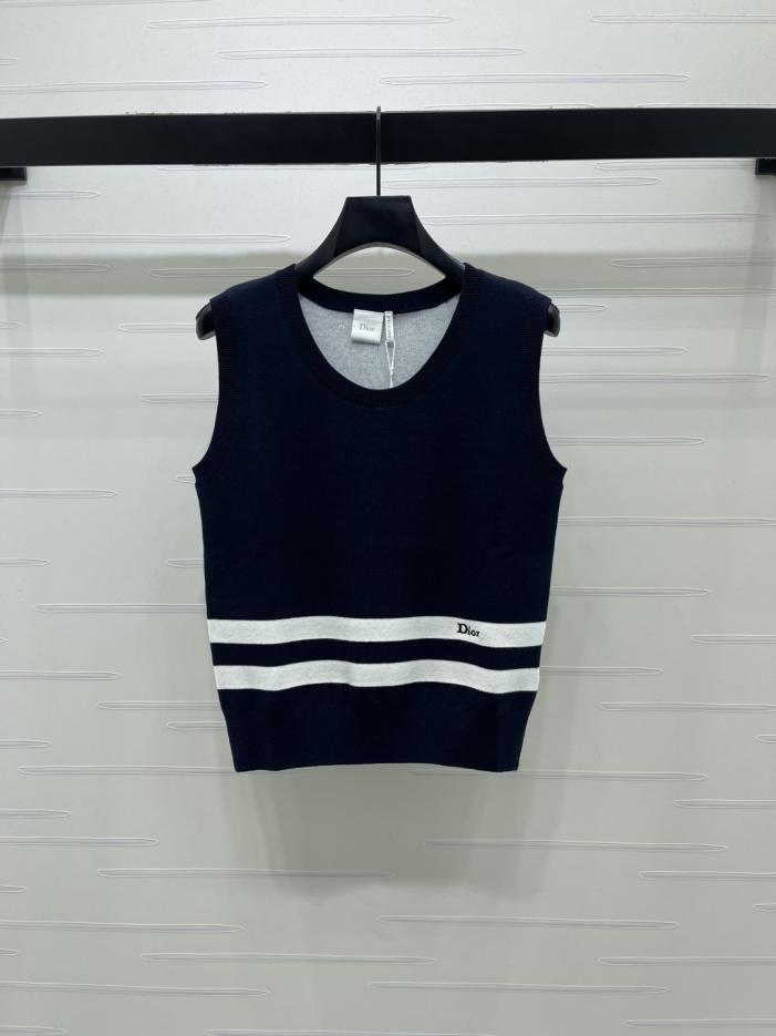 designer,replica,clothing,fake,1:1,lv,luxury,high quality Dior striped soft knit fabric, sleeveless design (ALILZ) designer,replica,clothing,fake,1:1,lv,luxury,high quality Dior striped soft knit fabric, sleeveless design (ALILZ)