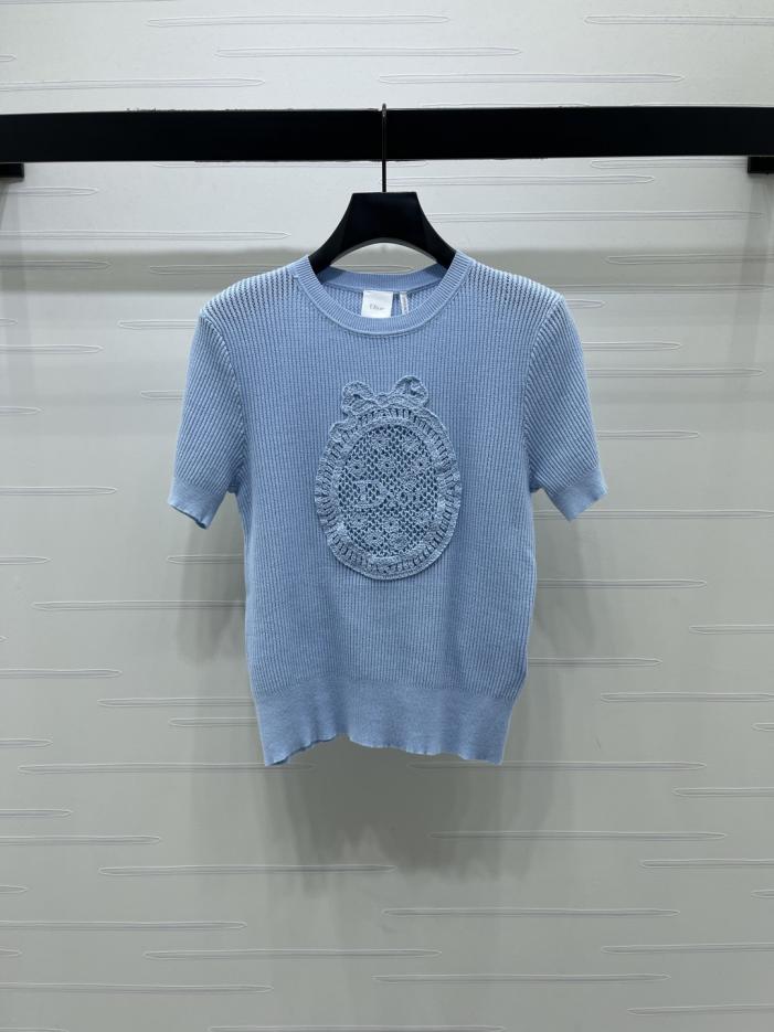 designer,replica,clothing,fake,1:1,lv,luxury,high quality Dior embroidered logo short-sleeved knit top! (4OSU9) designer,replica,clothing,fake,1:1,lv,luxury,high quality Dior embroidered logo short-sleeved knit top! (4OSU9)