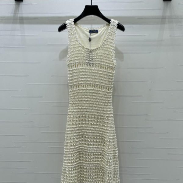 designer,replica,clothing,fake,1:1,lv,luxury,high quality Ralph Lauren Polo crochet round neck vest dress (VMGEZ)