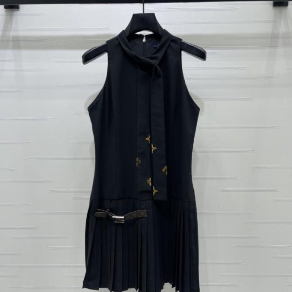 designer,replica,clothing,fake,1:1,lv,luxury,high quality LOUIS VUITTON tie-front vest dress (SKAAQ)
