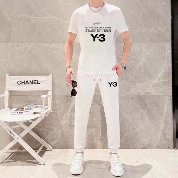 designer,replica,clothing,fake,1:1,lv,luxury,high quality Y&3 Trousers and Short-Sleeve Suit (129B)