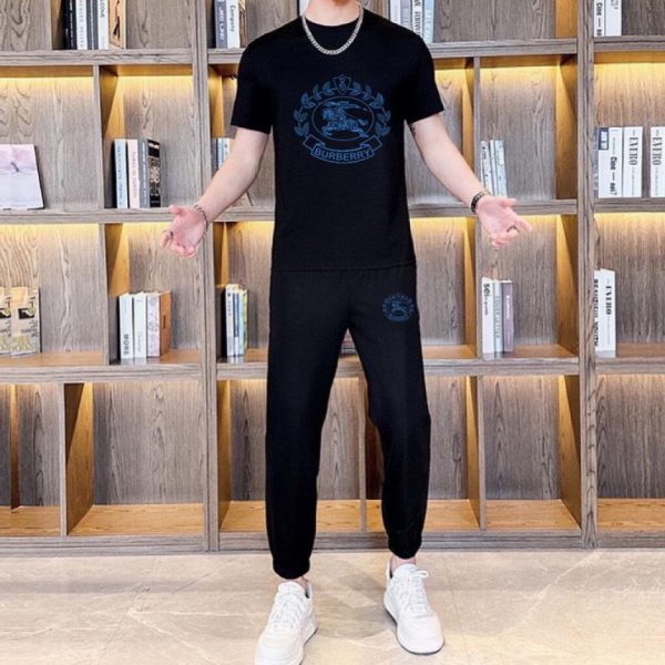 designer,replica,clothing,fake,1:1,lv,luxury,high quality Burberry Pants & Short-Sleeve Suit (66F7)