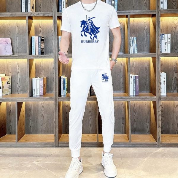 designer,replica,clothing,fake,1:1,lv,luxury,high quality Burberry Trousers and Short-Sleeve Suit (69D0)