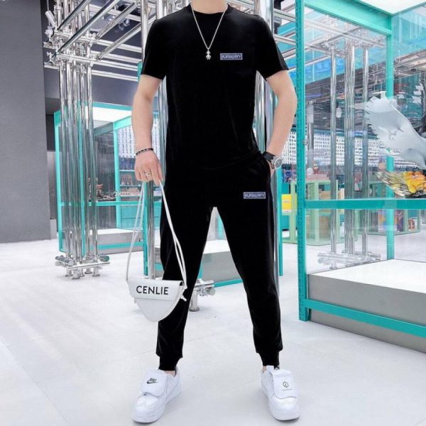 designer,replica,clothing,fake,1:1,lv,luxury,high quality Burberry Pants & Short-Sleeve Suit (7C94)