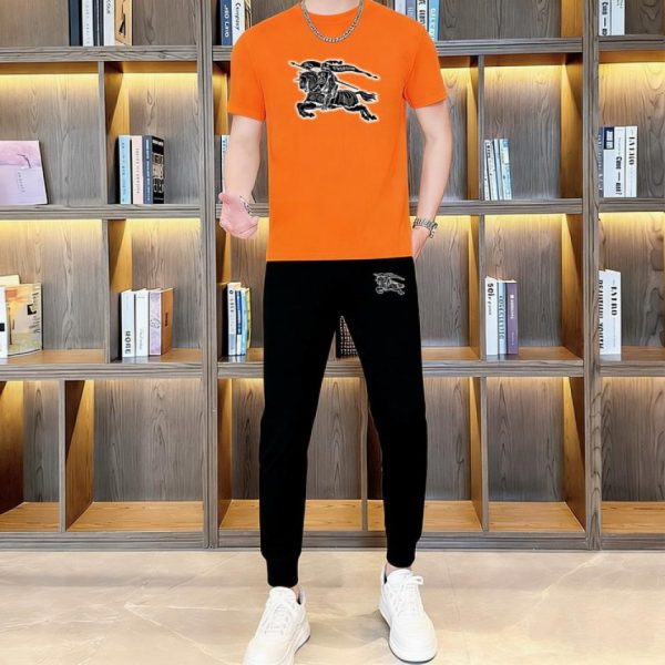 designer,replica,clothing,fake,1:1,lv,luxury,high quality Burberry Trousers and Short-Sleeve Suit (808F)
