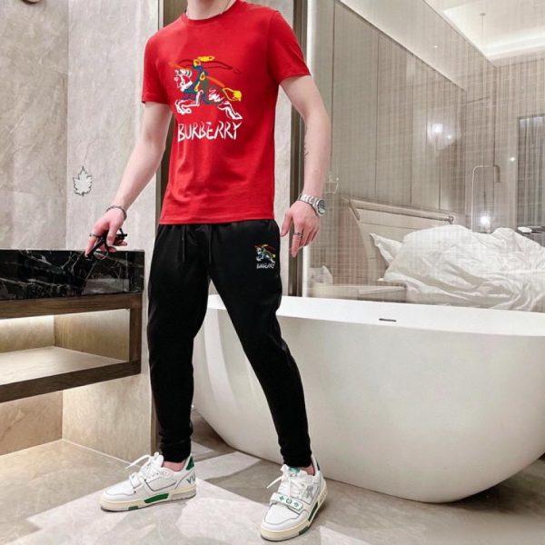 designer,replica,clothing,fake,1:1,lv,luxury,high quality Burberry Pants & Short-Sleeve Suit (9E42)