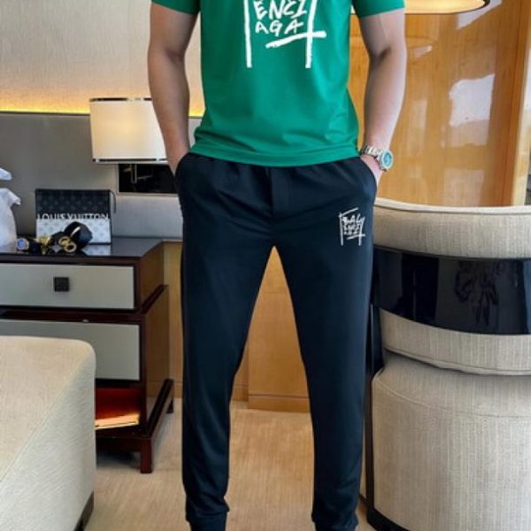 designer,replica,clothing,fake,1:1,lv,luxury,high quality Balenciaga trousers and short-sleeved suit (71E8)