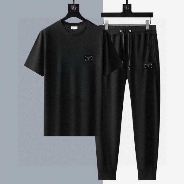 designer,replica,clothing,fake,1:1,lv,luxury,high quality Prada Trousers and Short-Sleeve Suit (8E2C)
