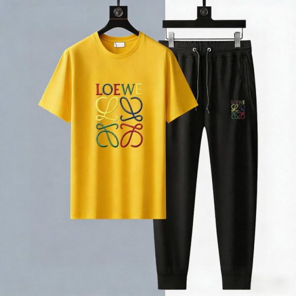 designer,replica,clothing,fake,1:1,lv,luxury,high quality Loewe Trousers and Short-Sleeve Suit (7C52)