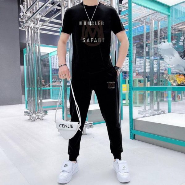 designer,replica,clothing,fake,1:1,lv,luxury,high quality Moncler Trousers and Short-Sleeve Suit (8A7E)