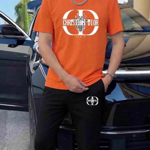 designer,replica,clothing,fake,1:1,lv,luxury,high quality Dior trousers and short-sleeved suit (513E)