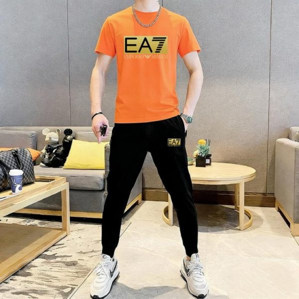 designer,replica,clothing,fake,1:1,lv,luxury,high quality Armani Trousers and Short-Sleeve Suit (E04A)