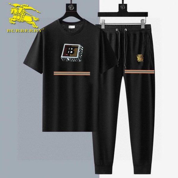 designer,replica,clothing,fake,1:1,lv,luxury,high quality Burberry Pants & Short-Sleeve Suit (4FE6)