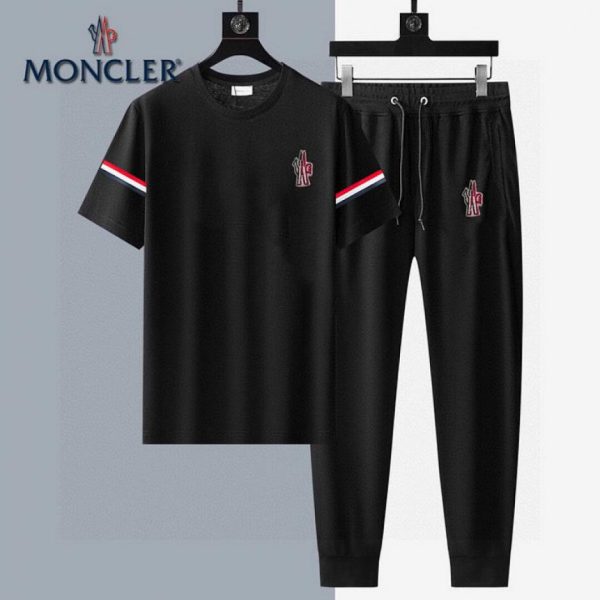 designer,replica,clothing,fake,1:1,lv,luxury,high quality Moncler Trousers and Short-Sleeve Suit (105E)