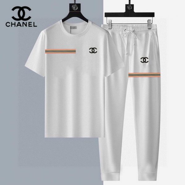 designer,replica,clothing,fake,1:1,lv,luxury,high quality Chanel trousers and short-sleeved suit (B45D)