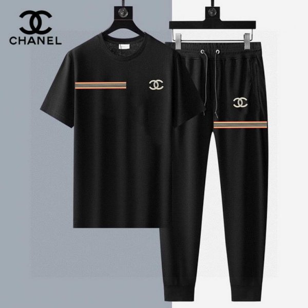 designer,replica,clothing,fake,1:1,lv,luxury,high quality Chanel trousers and short-sleeved suit (E78F)