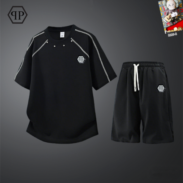 designer,replica,clothing,fake,1:1,lv,luxury,high quality PP Shorts & Short-Sleeve Set (D3BE)