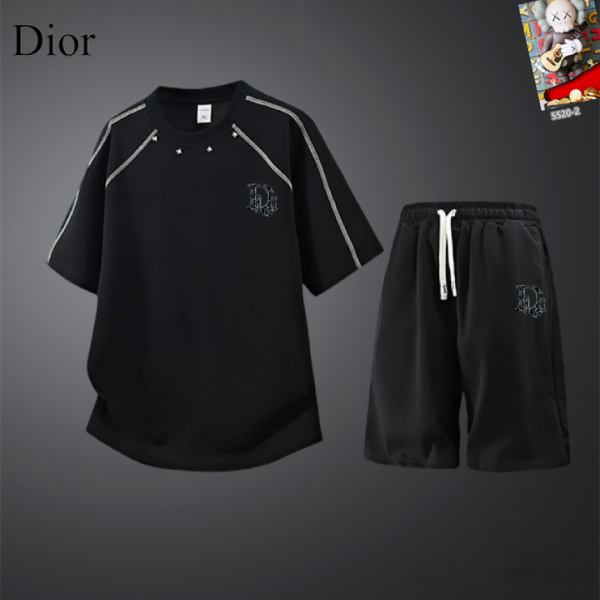 designer,replica,clothing,fake,1:1,lv,luxury,high quality Dior shorts and short-sleeved suit (B6C0)