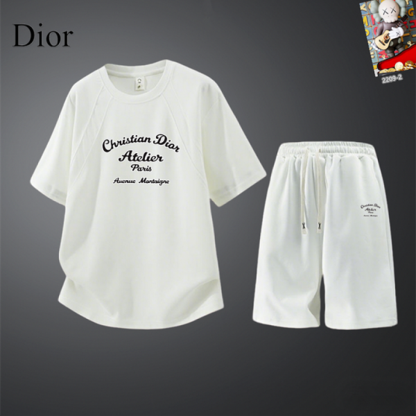 designer,replica,clothing,fake,1:1,lv,luxury,high quality Dior shorts and short-sleeved suit (B83D)