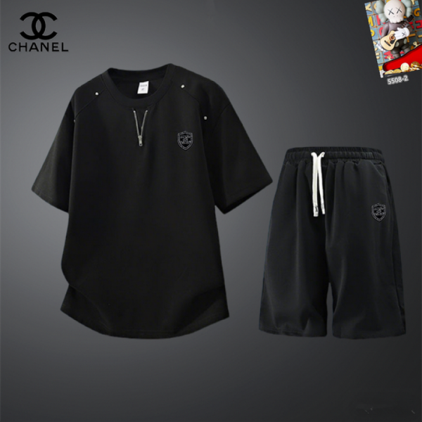 designer,replica,clothing,fake,1:1,lv,luxury,high quality Chanel Shorts & Short-Sleeve Suit (0D39)