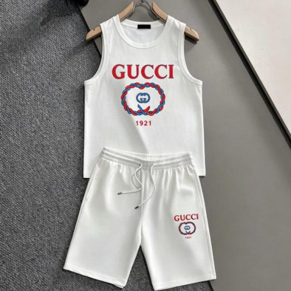 designer,replica,clothing,fake,1:1,lv,luxury,high quality Gucci shorts and short-sleeved suit (7CC4)