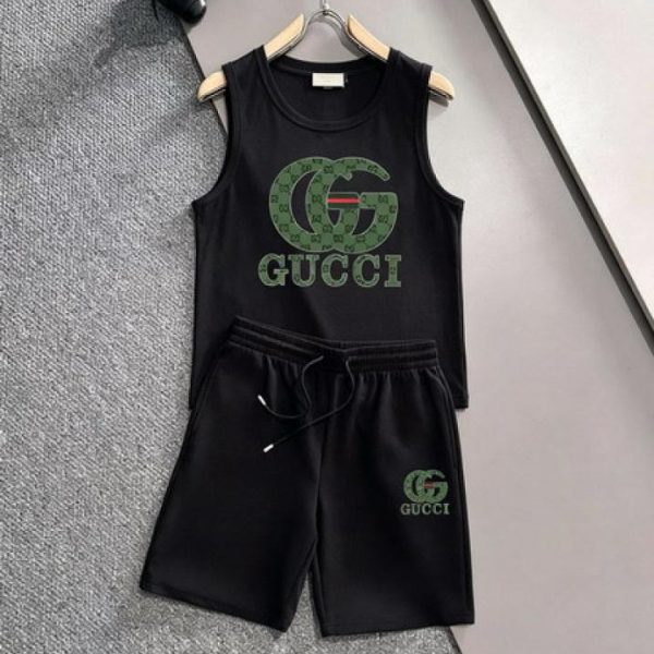 designer,replica,clothing,fake,1:1,lv,luxury,high quality Gucci shorts and short-sleeved suit (AC72)