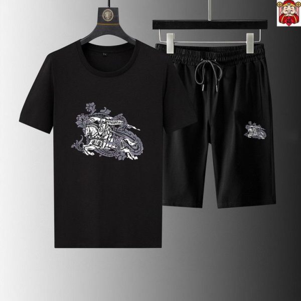 designer,replica,clothing,fake,1:1,lv,luxury,high quality Burberry Shorts & Short-Sleeve Set (F471)