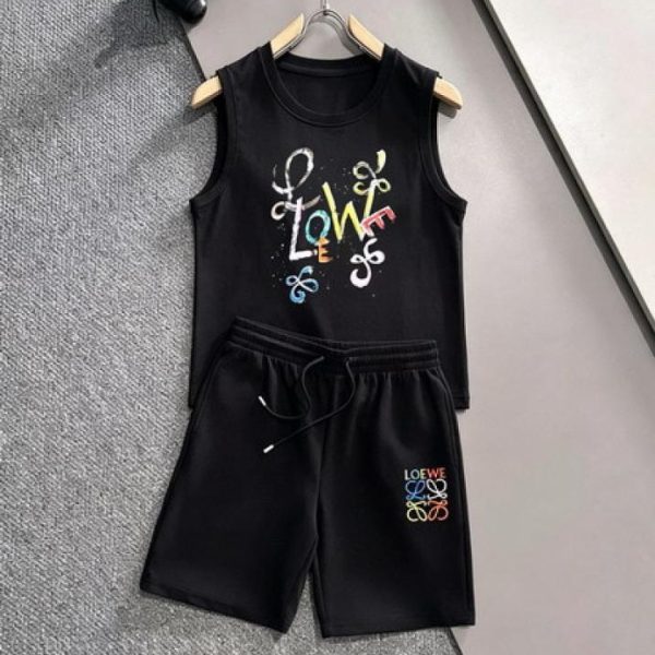 designer,replica,clothing,fake,1:1,lv,luxury,high quality Loewe Shorts & Short-Sleeve Suit (6878)