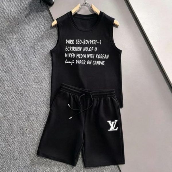 designer,replica,clothing,fake,1:1,lv,luxury,high quality Louis Vuitton Shorts & Short-Sleeve Suit (6A55)
