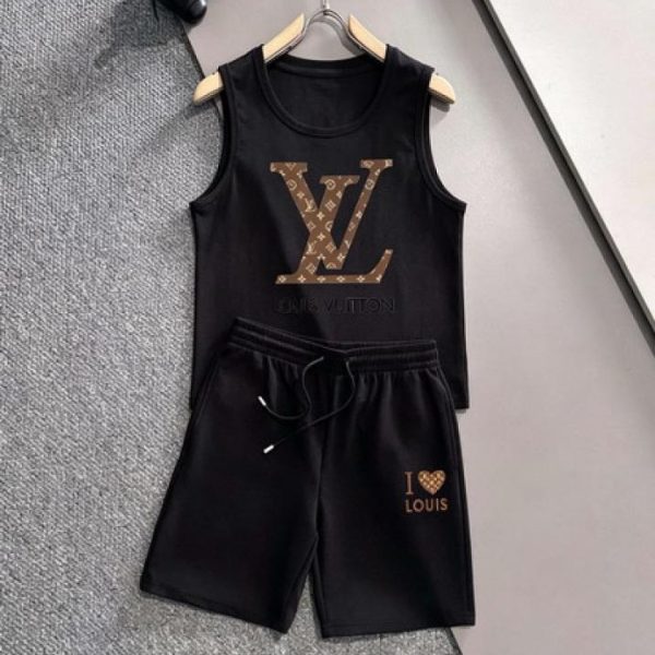designer,replica,clothing,fake,1:1,lv,luxury,high quality Louis Vuitton Shorts & Short-Sleeve Suit (8B31)