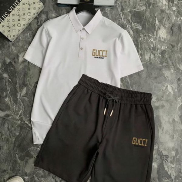 designer,replica,clothing,fake,1:1,lv,luxury,high quality Gucci shorts and short-sleeved suit (3965)