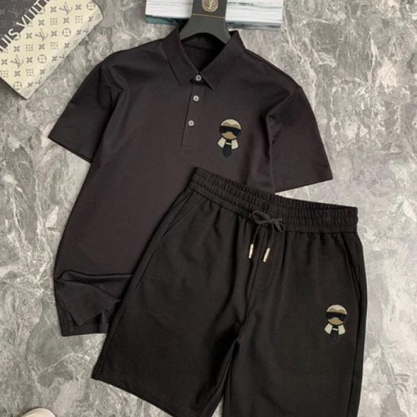 designer,replica,clothing,fake,1:1,lv,luxury,high quality Fendi Shorts & Short-Sleeve Set (39D7)