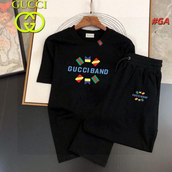 designer,replica,clothing,fake,1:1,lv,luxury,high quality Gucci shorts and short-sleeved suit (6734)