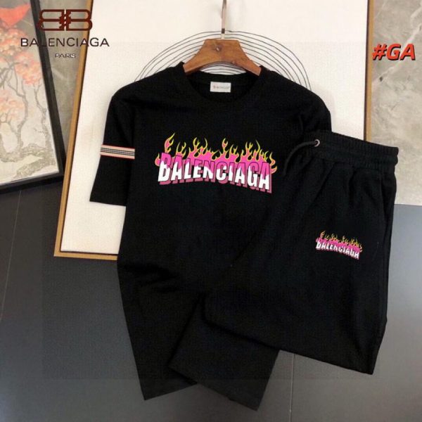 designer,replica,clothing,fake,1:1,lv,luxury,high quality Balenciaga Shorts & Short-Sleeve Suit (D94F)