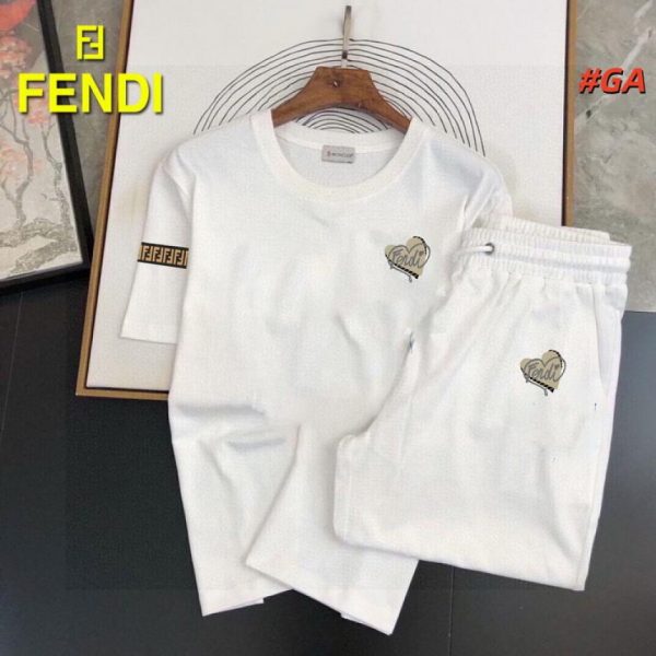 designer,replica,clothing,fake,1:1,lv,luxury,high quality Fendi Shorts & Short-Sleeve Set (20)(3EE0)